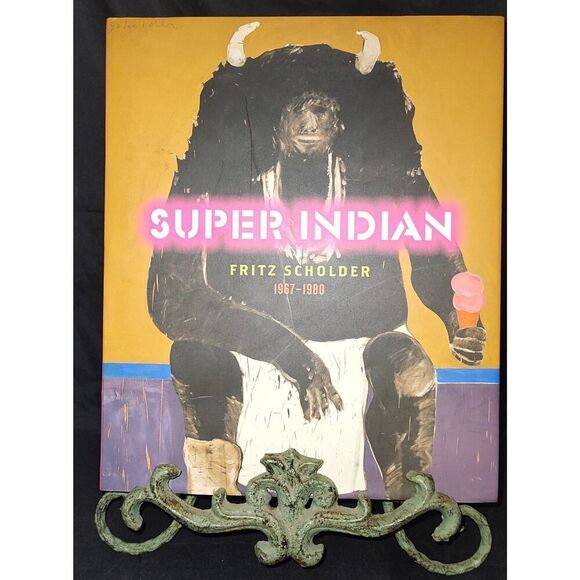 Super Indian Fritz Scholder 1967-1980 Horton Native American Indian Artist HC/dj - Picture 1 of 16